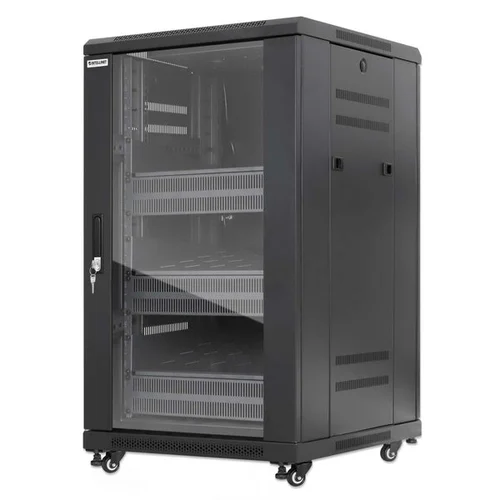 GABINETE 19IN PRO LINE CON EXTRACTORES DE AIRE 18U