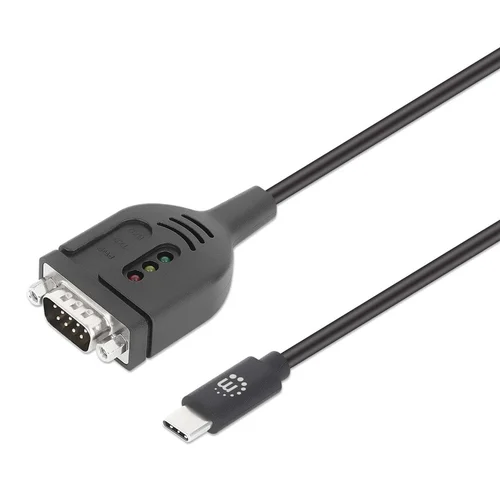 CONVERTIDOR USB-C A SERIAL DB9 / RS232 1 M