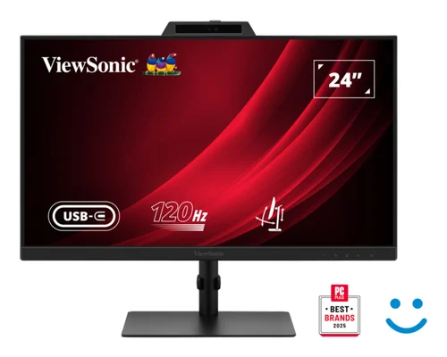 MONITOR 24IN FDH USB-C VIDEO CONFERENCING WEBCAM