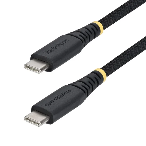 CABLE DE CARGA USB-C 15CM USB TIPO C – PD 60W 3A – NEGRO