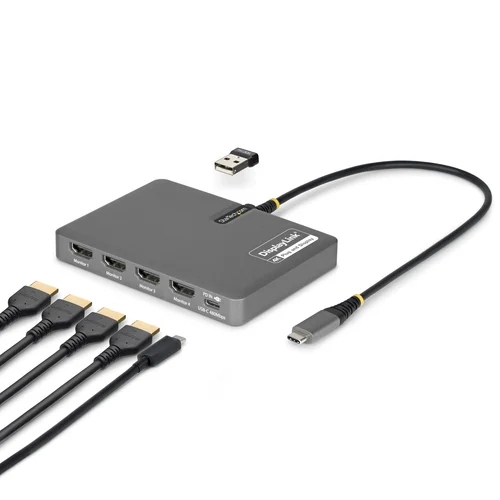 ADAPTADOR USB-C A 4X HDMI 4K 60HZ – PD 140W