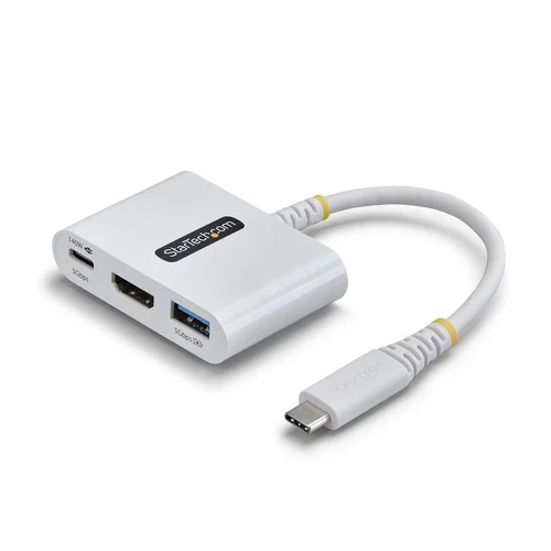 DOCK HUB MULTIPUERTOS USB-C A HDMI – 140W – 4K60HZ – BLANCO