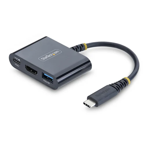 DOCK HUB MULTIPUERTOS USB-C A HDMI – 140W – 4K60HZ – NEGRO
