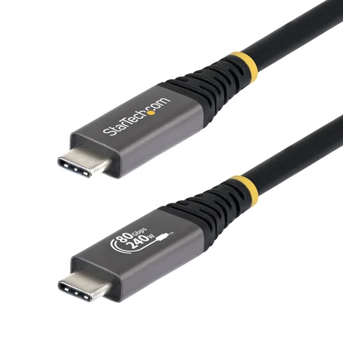 CABLE USB4 1M – CABLE USB-C CERTIFICADO USB-IF – 80GBPS