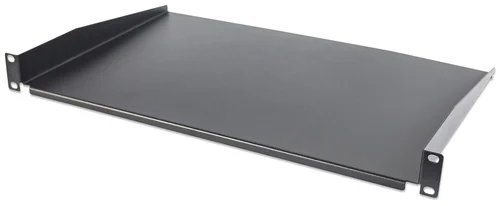 CHAROLA DE 19IN 1U 350 MM PROF NEGRO NO VENTILADA 25KG