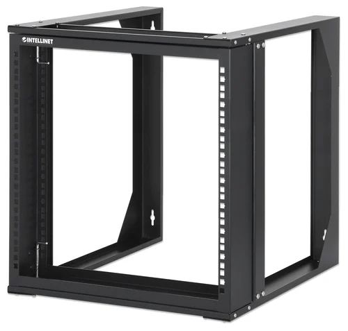 RACK ABIERTO19IN 9U MONTAJE EN PARED 2 POSTES 450MM PROFUNDO FLATP
