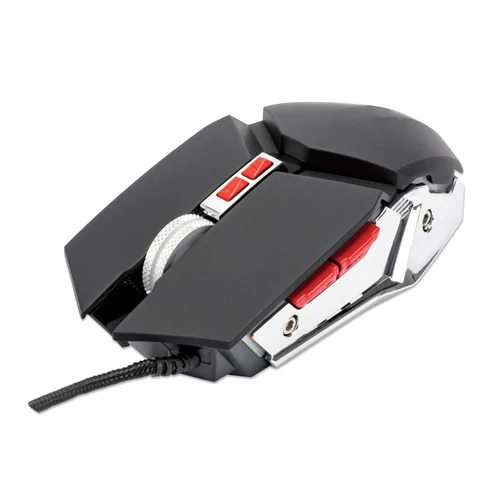 MOUSE OPTICO GAMER LED RGB 7 BOTONES ALAMBRICO USB-A 3200 DPI
