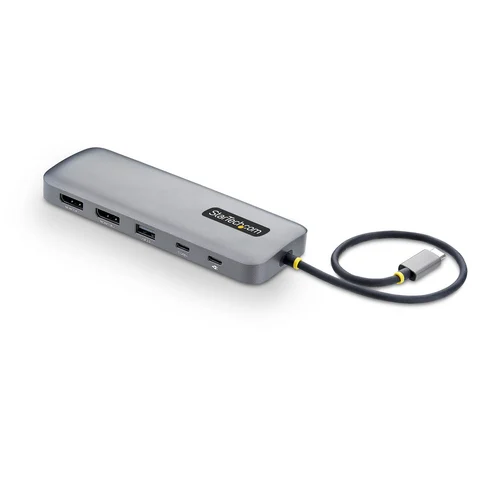ADAPTADOR MULTIPUERTOS USB-C A DP DOBLE – 100W – 4K60 – GBE