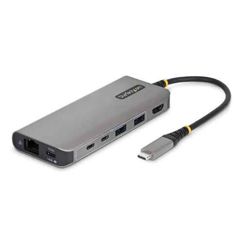 MINI DOCK HUB MULTIPUERTOS USB TIPO C HDMI PD140W 4K60HZ