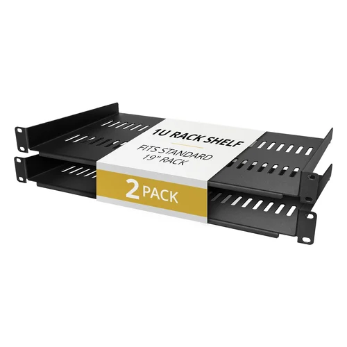 PAQUETE 2 BANDEJAS PARA RACK 1U VENTILADA 20KG/25.4CM