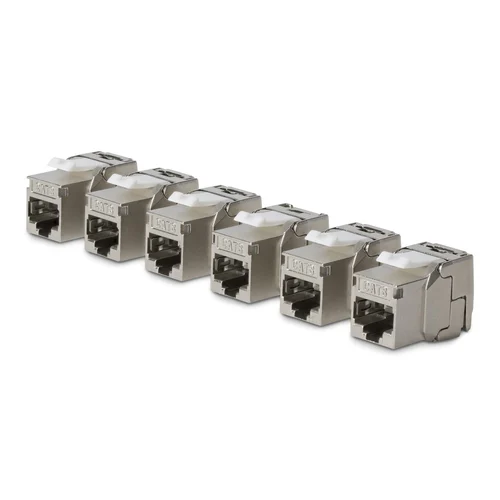 PAQUETE  6 CONECTORES KEYSTONE CAT8 STP – 180 GRADOS