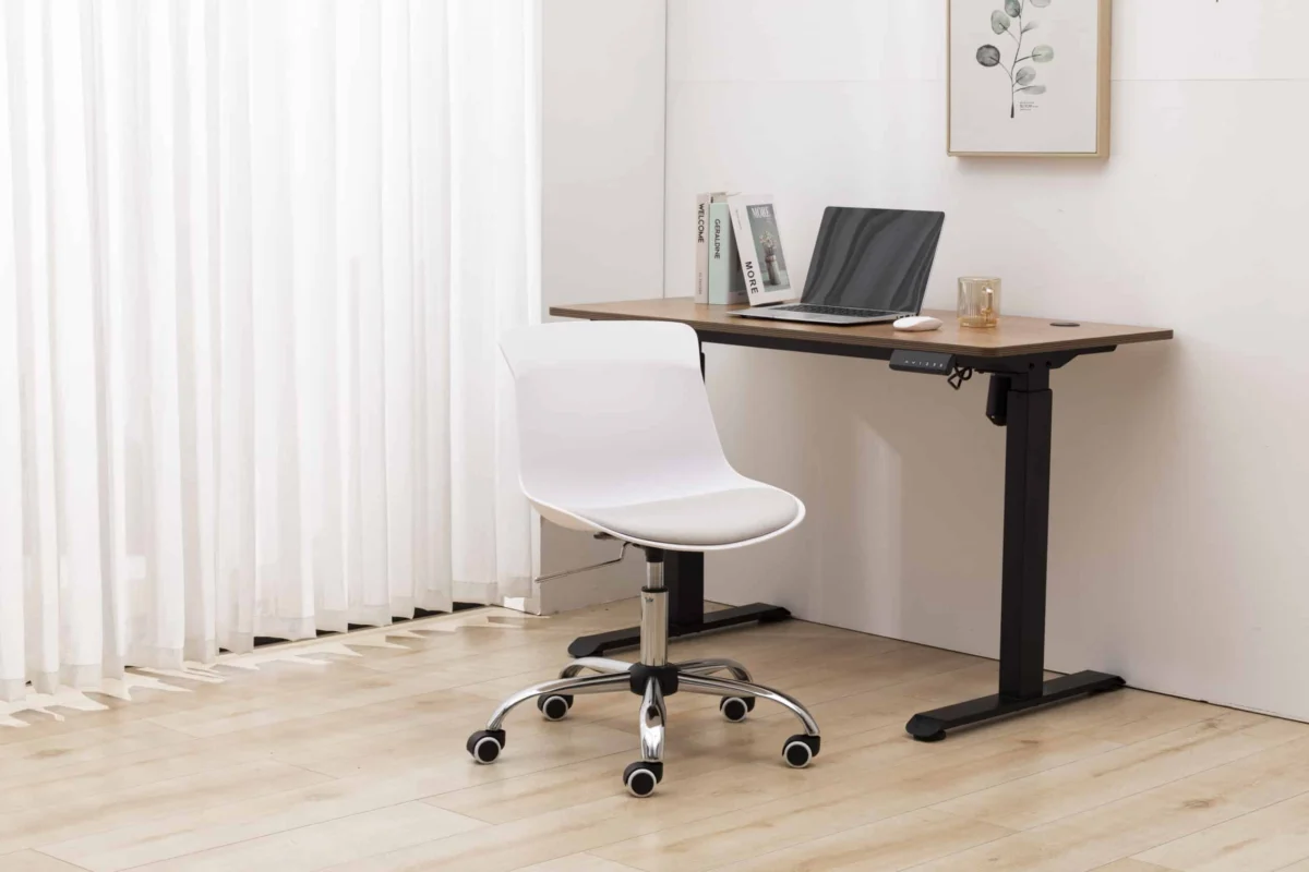 Silla Operativa Eames Blanco Acolchonada