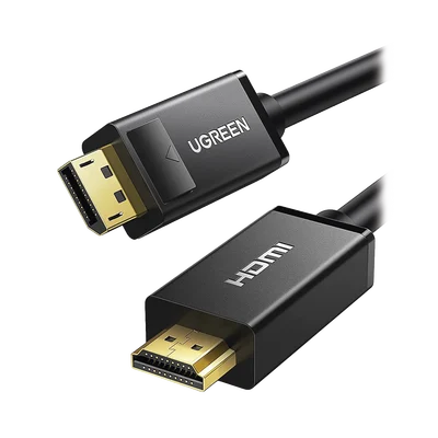 Cable DP Macho a HDMI Macho / Longitud 1.50 Metros (4.92 Pies) / Soporta 4K@30Hz / Soporta 3D / Cobre EstaÑado 28AWG / Blindaje Interno MÚltiple / TransmisiÓn Unidireccional / BotÓn de LiberaciÓn / Chip de Última GeneraciÓn