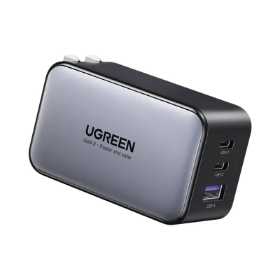 Cargador de 65W serie Nexode | 3 Puertos de Carga Rápida | 2 USB-C | 1 USB-A | Tecnología GaN II | Power Delivery 3.0 | Quick Charge 4.0 | Chip Confiable y Carga Inteligente | Optimiza la Experiencia de Carga | Carcasa Ignifuga
