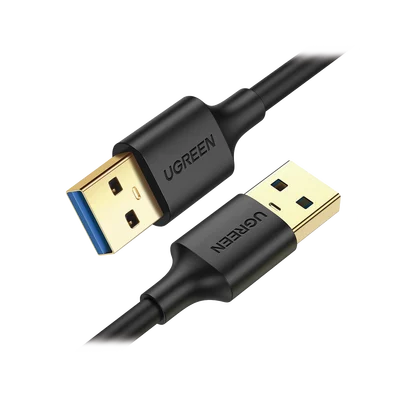 Cable USB-A 3.0 a  USB-A 3.0 / 1 Metro / Macho a Macho / Conector Niquelado / Núcleo de Cobre Estañado / Blindaje Múltiple / Velocidad 5Gbps / No Requiere Controlador / Compatible con USB2.0 Y USB 1.1
