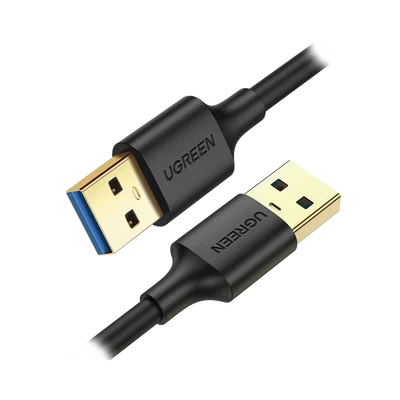 Cable USB-A 3.0 a  USB-A 3.0 / 2 Metros / Macho a Macho / Conector Niquelado / Núcleo de Cobre Estañado / Blindaje Múltiple / Velocidad 5Gbps / No Requiere Controlador / Compatible con USB2.0 Y USB 1.1