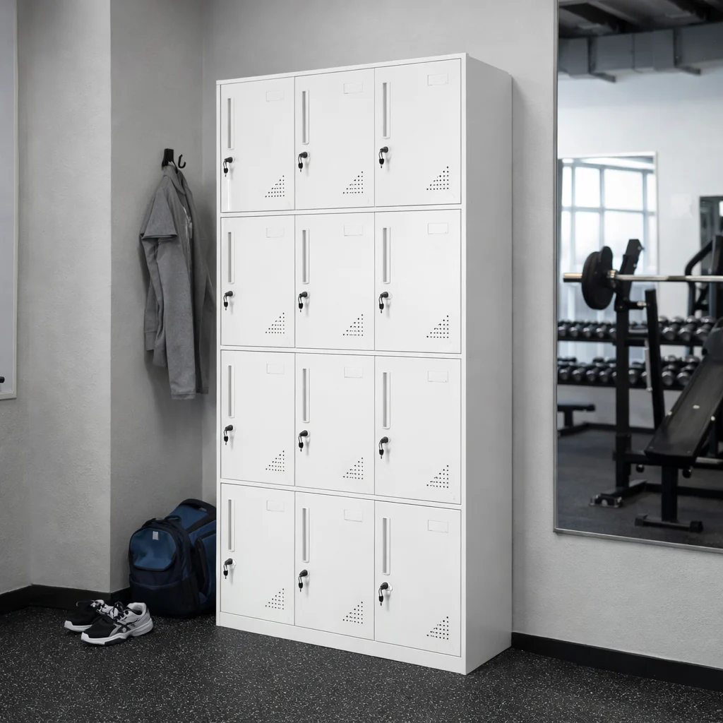 Locker metalico 12 Puertas MC (Desarmado)