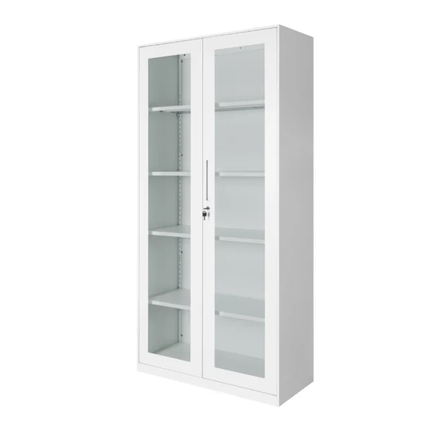 Gabinete Con Puertas Completas De Vidrio 1.85 MC (Armado)