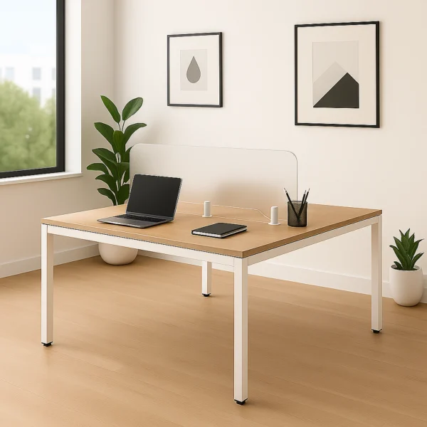 Configuración Frente a Frente Billydesk 120x120cm