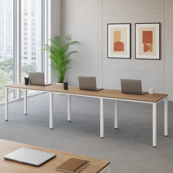 Configuración Lineal Billydesk 450x60cm (3 personas)