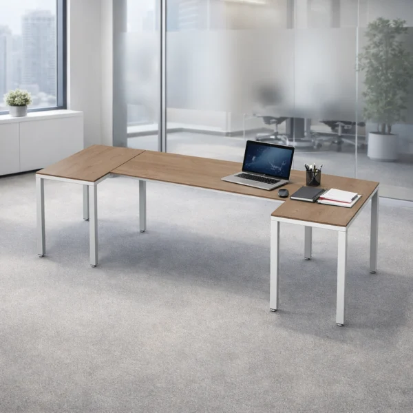 Configuración en U Billydesk 90x270x90cm