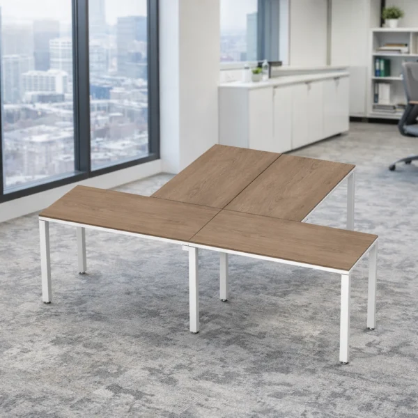 Configuración en T Billydesk 240x180cm