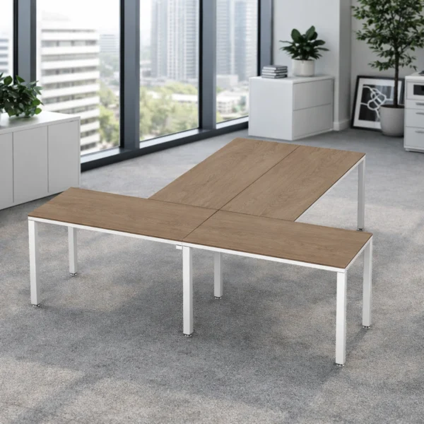 Configuración en T Billydesk 240x240cm
