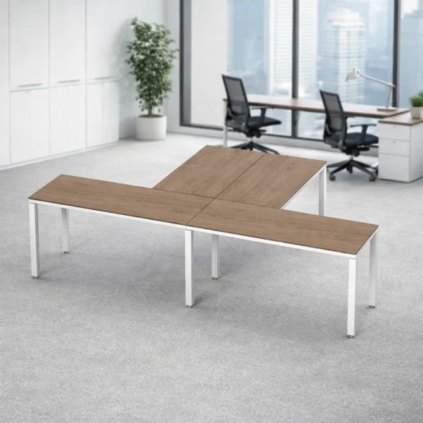 Configuración en T Billydesk 300x180cm