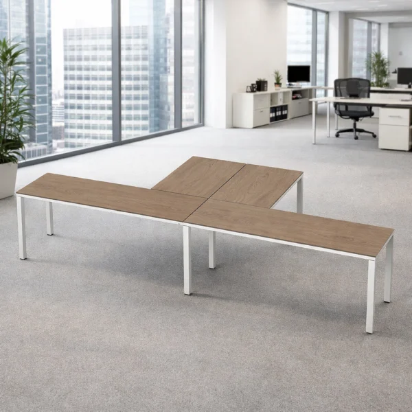 Configuración en T Billydesk 360x150cm