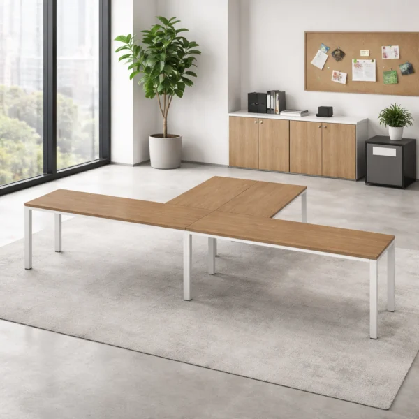 Configuración en T Billydesk 360x180cm