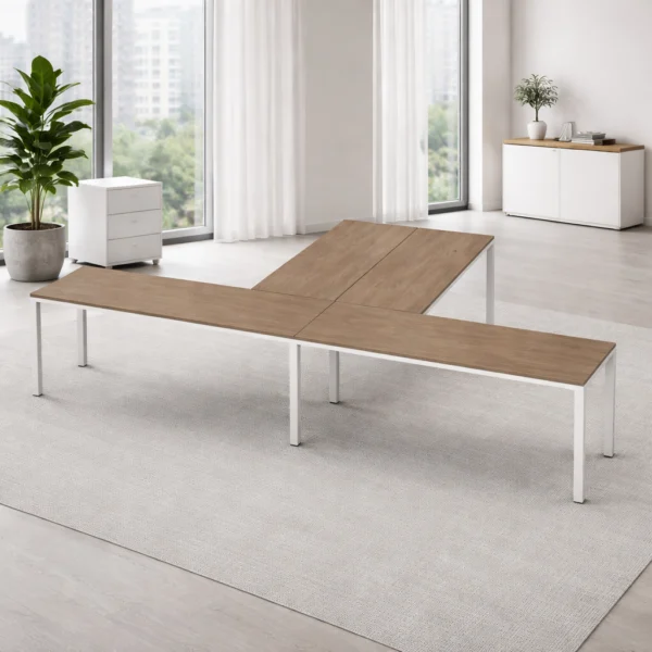 Configuración en T Billydesk 360x210cm