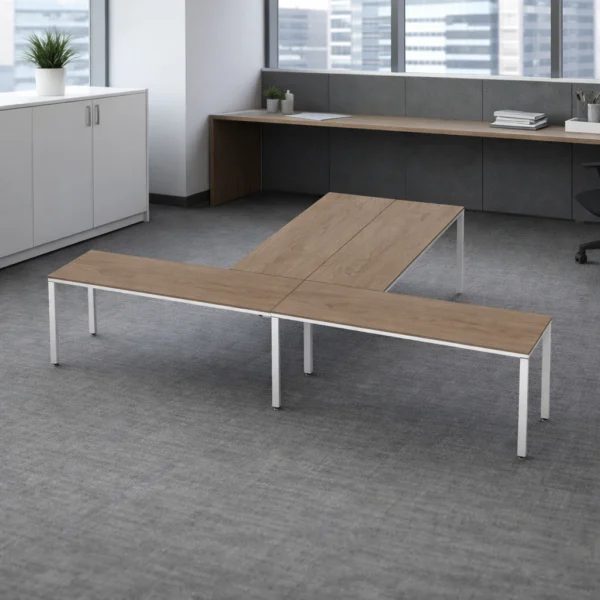 Configuración en T Billydesk 360x240cm
