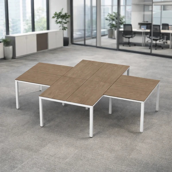 Configuración en X Billydesk 300x240cm