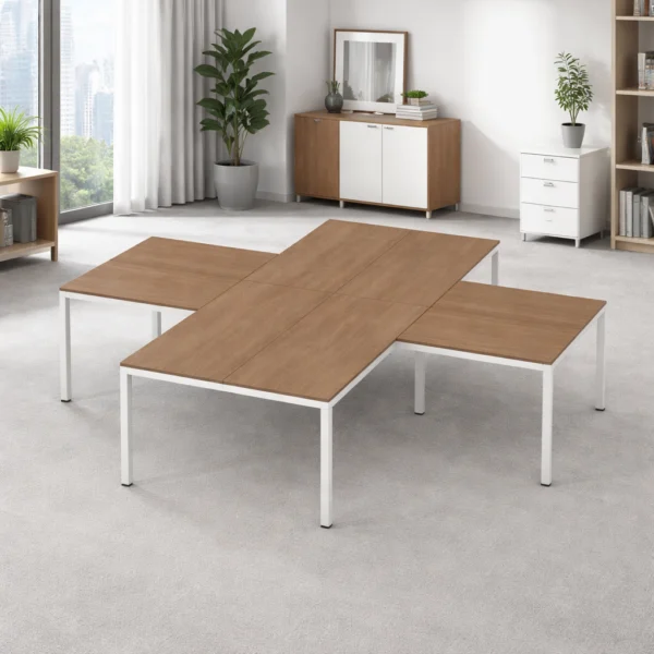 Configuración en X Billydesk 300x300cm