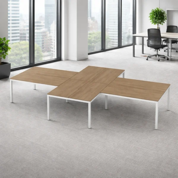 Configuración en X Billydesk 420x240cm