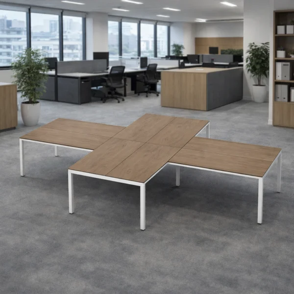 Configuración en X Billydesk 420x300cm