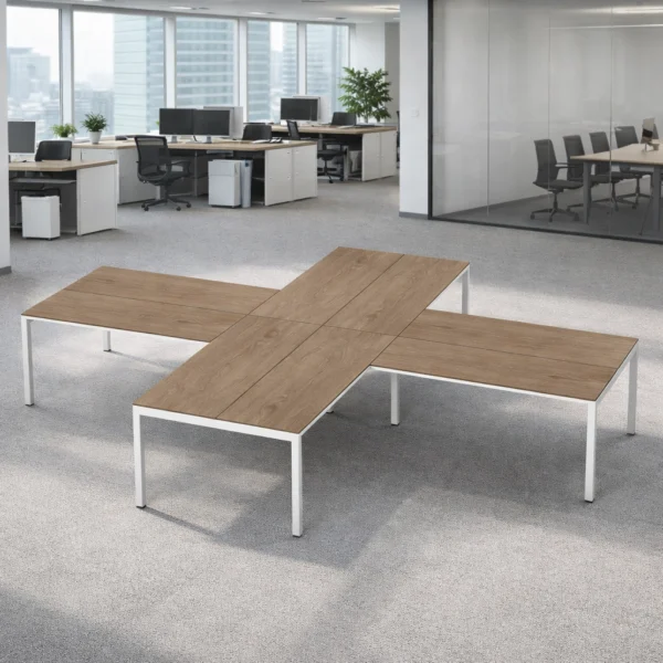 Configuración en X Billydesk 420x360cm