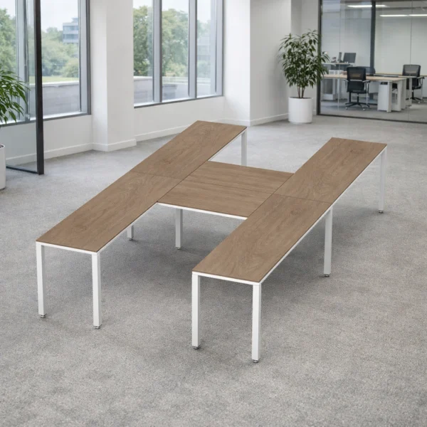 Configuración en H Billydesk 360x210cm
