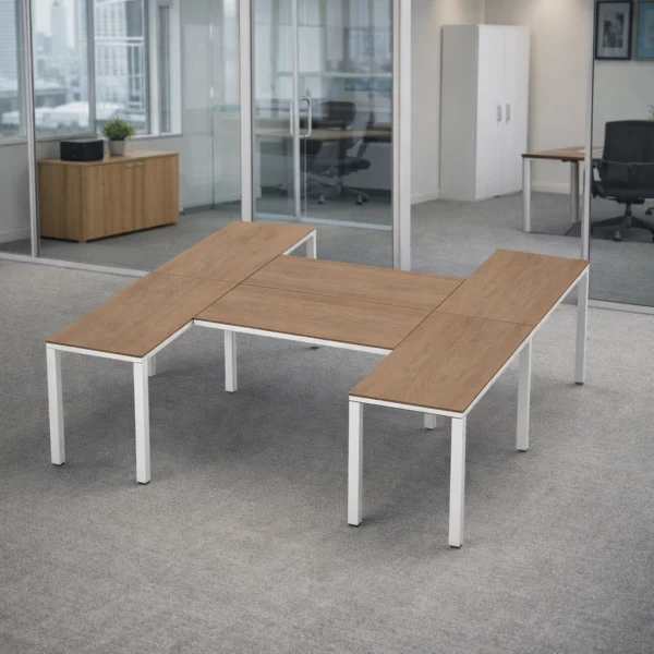 Configuración en H Billydesk 240x240cm