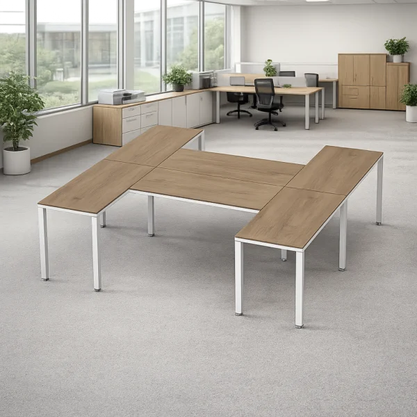 Configuración en H Billydesk 300x240cm