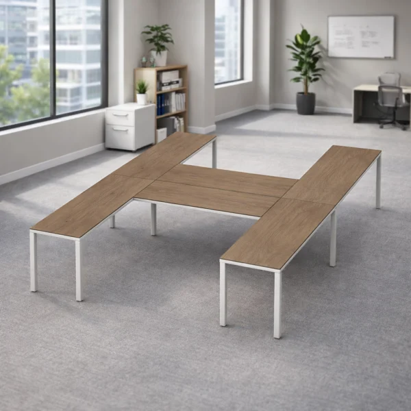 Configuración en H Billydesk 360x270cm