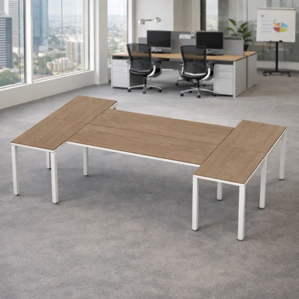 Configuración en H Billydesk 180x300cm