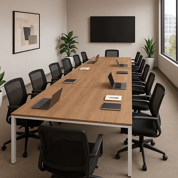 Sala de Juntas 14 personas Billydesk 540x120cm
