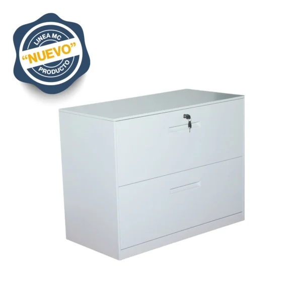 Archivero Horizontal 2 Gavetas MC (Desarmado)