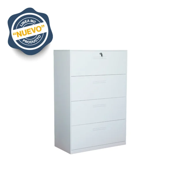 Archivero Horizontal 4 Gavetas MC (Armado)
