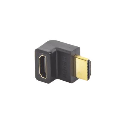 Adaptador HDMI de 90 Grados Macho a Hembra / Hacia Arriba / HDMI 2.0 4K@60Hz / Proporciona Flexibilidad Sin Doblar los Cables HDMI