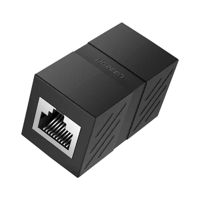 Acoplador (Extensor de Cable Ethernet RJ45 a RJ45) | 1000Mbps | Compatibilidad con Cat7 Cat6A Cat6 Cat5e | Compatible con POE | Ignífugo | ABS