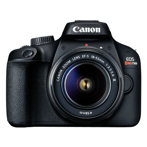 CAMARA EOS  T100 KIT CON LENTE EF-S 18-55MM DCIII