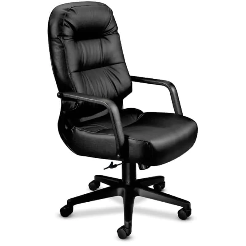 Silla Ejecutiva con Brazos Pillow Soft 2091 Piel