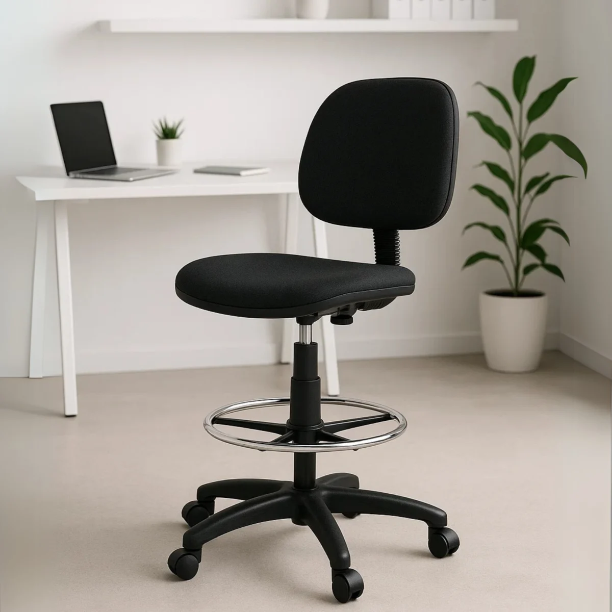 Silla Cajero Tiempo en Tela sin Brazos 3507